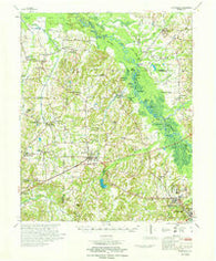 Whiteville Tennessee Historical topographic map, 1:62500 scale, 15 X 15 Minute, Year 1971