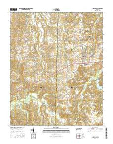 Whiteville Tennessee Current topographic map, 1:24000 scale, 7.5 X 7.5 Minute, Year 2016