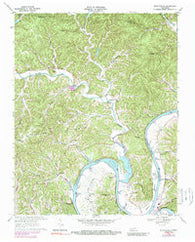 Whitleyville Tennessee Historical topographic map, 1:24000 scale, 7.5 X 7.5 Minute, Year 1968