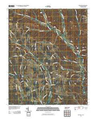 Whitten Tennessee Historical topographic map, 1:24000 scale, 7.5 X 7.5 Minute, Year 2010