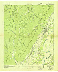 Whitwell Tennessee Historical topographic map, 1:24000 scale, 7.5 X 7.5 Minute, Year 1936