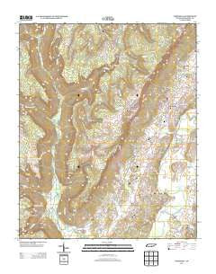Whitwell Tennessee Historical topographic map, 1:24000 scale, 7.5 X 7.5 Minute, Year 2013