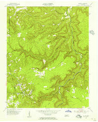 Wilder Tennessee Historical topographic map, 1:24000 scale, 7.5 X 7.5 Minute, Year 1955