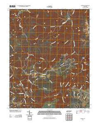 Wilder Tennessee Historical topographic map, 1:24000 scale, 7.5 X 7.5 Minute, Year 2010
