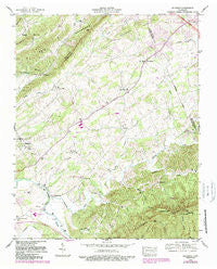 Wildwood Tennessee Historical topographic map, 1:24000 scale, 7.5 X 7.5 Minute, Year 1953