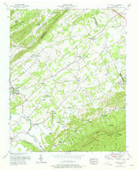 Wildwood Tennessee Historical topographic map, 1:24000 scale, 7.5 X 7.5 Minute, Year 1953
