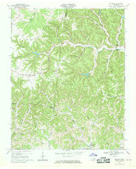 Willette Tennessee Historical topographic map, 1:24000 scale, 7.5 X 7.5 Minute, Year 1968
