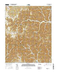 Willette Tennessee Current topographic map, 1:24000 scale, 7.5 X 7.5 Minute, Year 2016