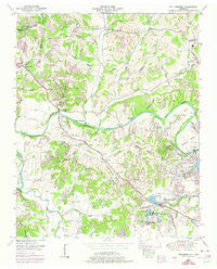 Williamsport Tennessee Historical topographic map, 1:24000 scale, 7.5 X 7.5 Minute, Year 1951
