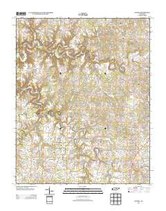 Windle Tennessee Historical topographic map, 1:24000 scale, 7.5 X 7.5 Minute, Year 2013
