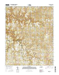 Windle Tennessee Current topographic map, 1:24000 scale, 7.5 X 7.5 Minute, Year 2016