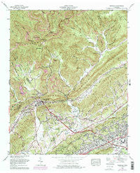 Windrock Tennessee Historical topographic map, 1:24000 scale, 7.5 X 7.5 Minute, Year 1968
