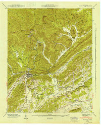 Windrock Tennessee Historical topographic map, 1:24000 scale, 7.5 X 7.5 Minute, Year 1946