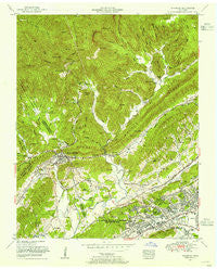 Windrock Tennessee Historical topographic map, 1:24000 scale, 7.5 X 7.5 Minute, Year 1952