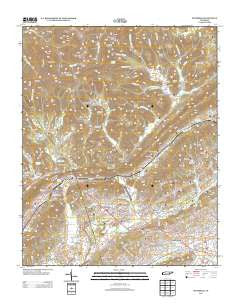 Windrock Tennessee Historical topographic map, 1:24000 scale, 7.5 X 7.5 Minute, Year 2013