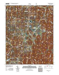 Winfield Tennessee Historical topographic map, 1:24000 scale, 7.5 X 7.5 Minute, Year 2010
