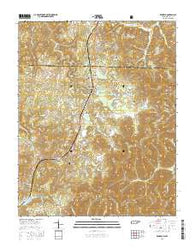 Winfield Tennessee Current topographic map, 1:24000 scale, 7.5 X 7.5 Minute, Year 2016