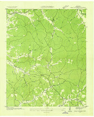 Wolf Pit Ridge Tennessee Historical topographic map, 1:24000 scale, 7.5 X 7.5 Minute, Year 1936