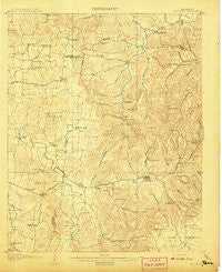 Woodbury Tennessee Historical topographic map, 1:62500 scale, 15 X 15 Minute, Year 1908