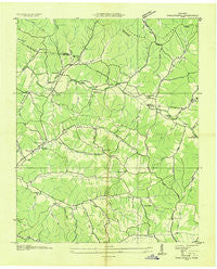 Woolworth Tennessee Historical topographic map, 1:24000 scale, 7.5 X 7.5 Minute, Year 1936