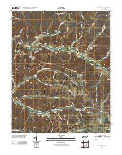 Woolworth Tennessee Historical topographic map, 1:24000 scale, 7.5 X 7.5 Minute, Year 2010