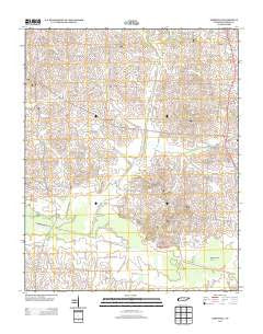 Yorkville Tennessee Historical topographic map, 1:24000 scale, 7.5 X 7.5 Minute, Year 2013