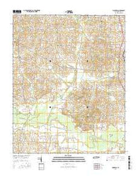 Yorkville Tennessee Current topographic map, 1:24000 scale, 7.5 X 7.5 Minute, Year 2016