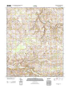 Youngville Tennessee Historical topographic map, 1:24000 scale, 7.5 X 7.5 Minute, Year 2013