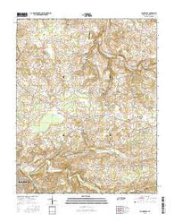 Youngville Tennessee Current topographic map, 1:24000 scale, 7.5 X 7.5 Minute, Year 2016