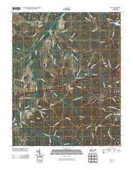 Yuma Tennessee Historical topographic map, 1:24000 scale, 7.5 X 7.5 Minute, Year 2010