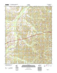 Yuma Tennessee Historical topographic map, 1:24000 scale, 7.5 X 7.5 Minute, Year 2013