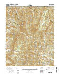 Zionville Tennessee Current topographic map, 1:24000 scale, 7.5 X 7.5 Minute, Year 2016