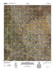 7 L Ranch Texas Historical topographic map, 1:24000 scale, 7.5 X 7.5 Minute, Year 2010