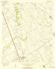 Abbott Texas Historical topographic map, 1:24000 scale, 7.5 X 7.5 Minute, Year 1956