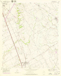 Abbott Texas Historical topographic map, 1:24000 scale, 7.5 X 7.5 Minute, Year 1956