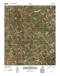 Abbott Texas Historical topographic map, 1:24000 scale, 7.5 X 7.5 Minute, Year 2010