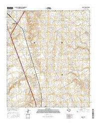 Abbott Texas Current topographic map, 1:24000 scale, 7.5 X 7.5 Minute, Year 2016
