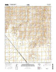 Abell Texas Current topographic map, 1:24000 scale, 7.5 X 7.5 Minute, Year 2016