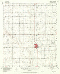 Abernathy Texas Historical topographic map, 1:62500 scale, 15 X 15 Minute, Year 1957