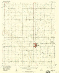 Abernathy Texas Historical topographic map, 1:62500 scale, 15 X 15 Minute, Year 1957