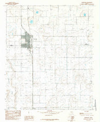 Abernathy Texas Historical topographic map, 1:24000 scale, 7.5 X 7.5 Minute, Year 1985