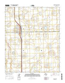 Abernathy Texas Current topographic map, 1:24000 scale, 7.5 X 7.5 Minute, Year 2016