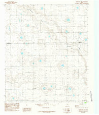 Abernathy SW Texas Historical topographic map, 1:24000 scale, 7.5 X 7.5 Minute, Year 1985