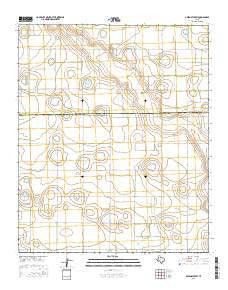 Abernathy SW Texas Current topographic map, 1:24000 scale, 7.5 X 7.5 Minute, Year 2016