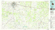 Abilene Texas Historical topographic map, 1:100000 scale, 30 X 60 Minute, Year 1985