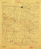 Abilene Texas Historical topographic map, 1:125000 scale, 30 X 30 Minute, Year 1892