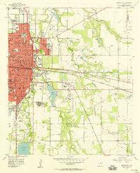 Abilene East Texas Historical topographic map, 1:24000 scale, 7.5 X 7.5 Minute, Year 1957
