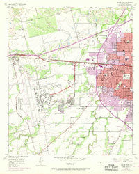 Abilene West Texas Historical topographic map, 1:24000 scale, 7.5 X 7.5 Minute, Year 1957