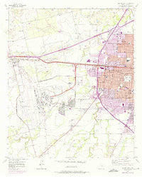 Abilene West Texas Historical topographic map, 1:24000 scale, 7.5 X 7.5 Minute, Year 1957