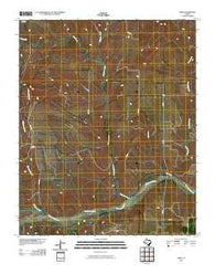 Abra Texas Historical topographic map, 1:24000 scale, 7.5 X 7.5 Minute, Year 2010